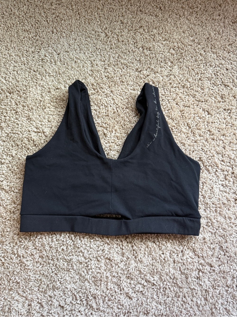 Gymshark x Whitney Simmons Black Sports Bra